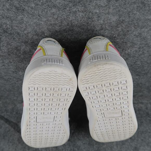 Puma Shoes Womens 8.5 Sneakers Vikky Athletic Trainers Casual Lifestyle White - Picture 9 of 12